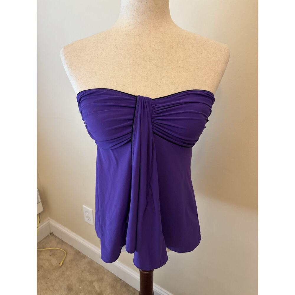 Gotex Y2K Purple Swim-Top Strapless Size 6/36